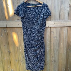 Lauren Ralph Lauren Navy and White dress